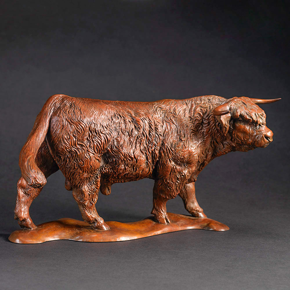 HIGHLAND BULL (CRUBACH OF REDRULLION) by John Michael
