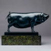 Large Black Pig (Ingrid) by John Michael
