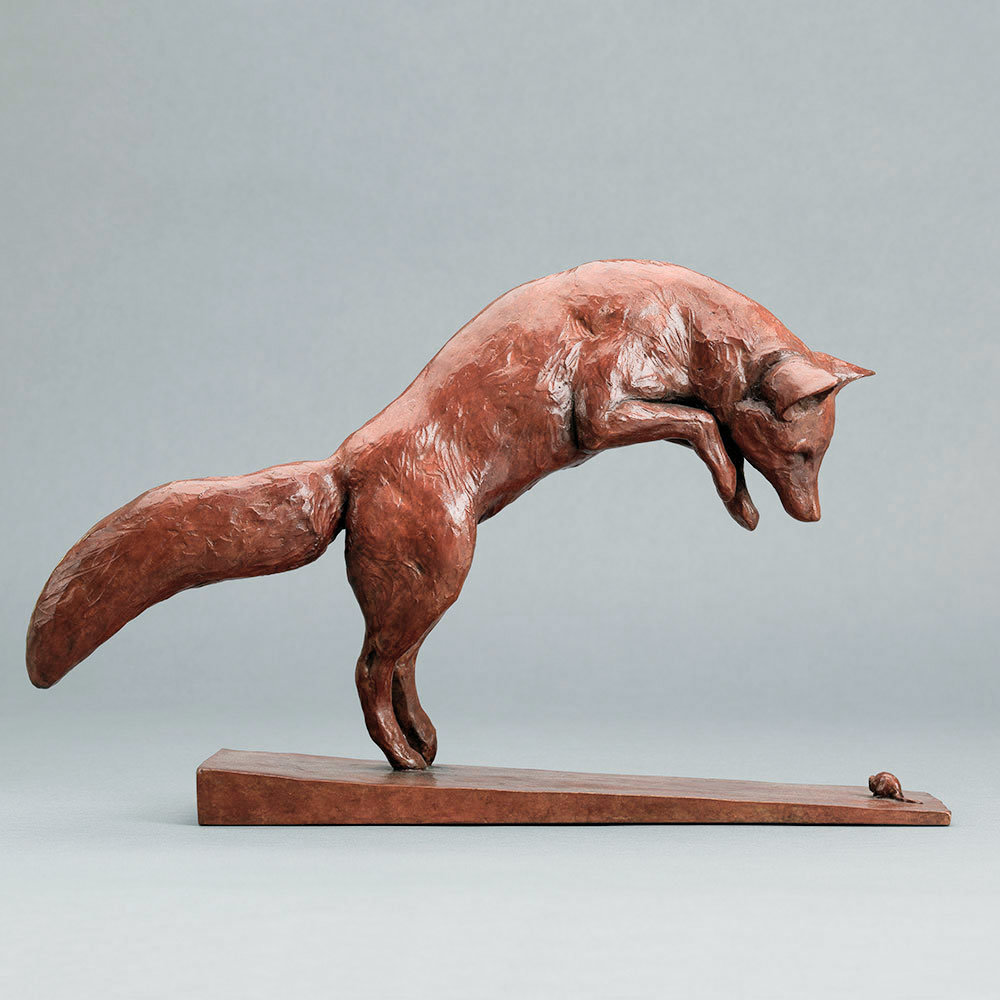 Red Fox (With Mouse) by John Michael