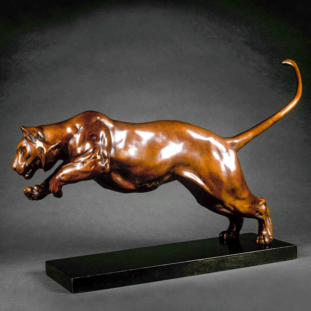 Tiger (Leaping) by John Michael
