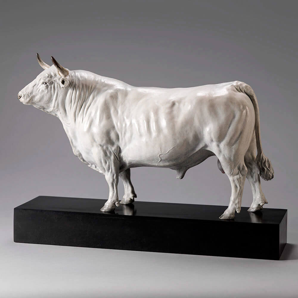 White Park Bull (Ash Nik-Nak) by John Michael
