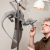 Firedrake Dragon Maquette by John Michael (Original Wax in Progress)