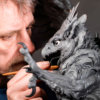 Imperial Griffin Maquette by John Michael (Original Wax in progress)