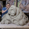 Life Size Sumatran Orangutan (Original Clay in progress) by John Michael