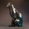 Seated Black Panther by John Michael
